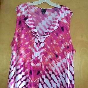 Sleeveless summer dress shirt